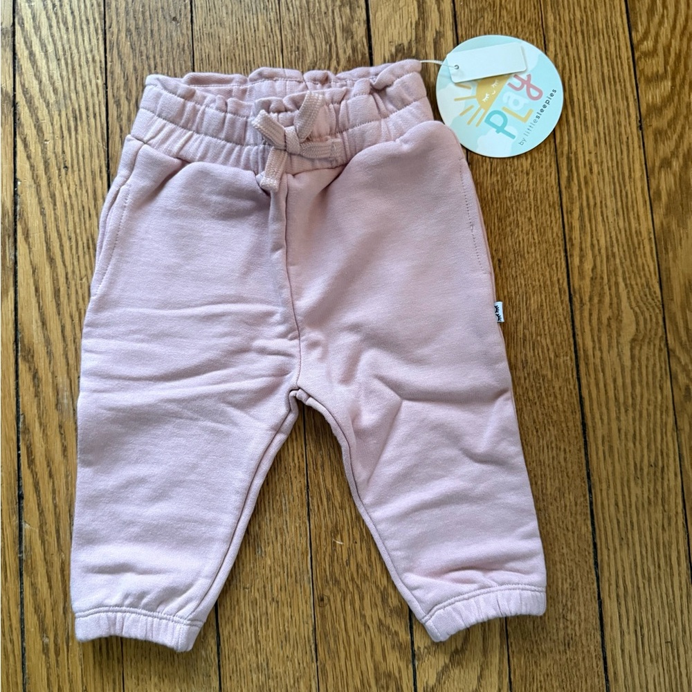Little Sleepies Play Ruffle Elastic Hem Jogger - Size 0-3 Months - NWT - Picture 1 of 4